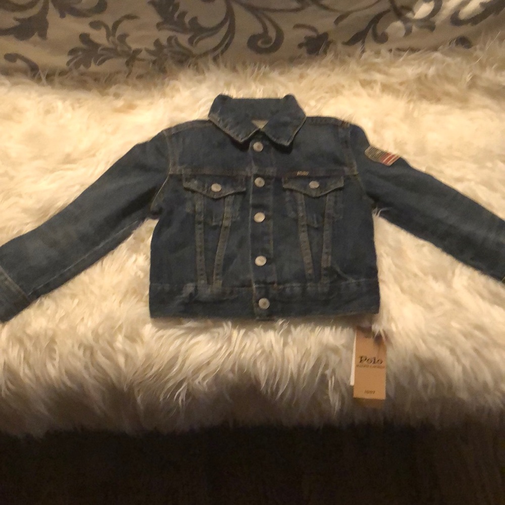 Brand new polo Ralph Lauren 3T and 2T Jean jacket